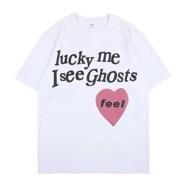 Kanye T Shirts Lucky Me I See Ghosts