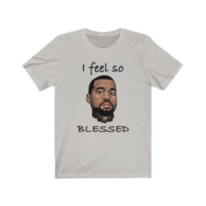 Kanye West I Feel So Blessed T-shirt Silver