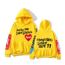 Kanye West Graffiti Letter Lucky Me I See Ghosts Hoodie
