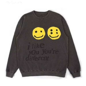 Kanye West I Like You You’re Different Graffiti Brown Face Sweatshirt